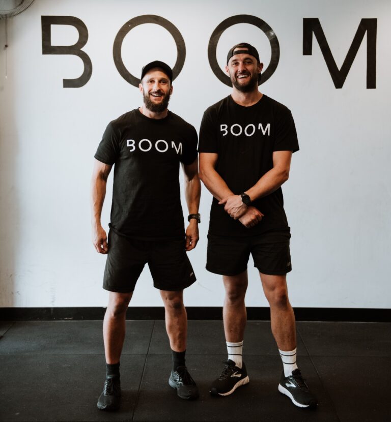 Boom Fitness East Fremantle and Scarborough owners and personal trainers Adam Parker and Jackson Harwood